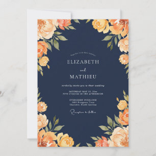 Invitation Mariage à l'Ambre de Renoncule et Eucalyptus de Mi