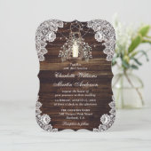 Invitation Mariage à lanterne pour bébé (Debout devant)