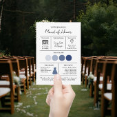 Invitation Mariage à l'aquarelle moderne bleu côtier de plage