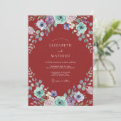 Invitation Mariage à l'arche éthérée de Bourgogne (Debout devant)