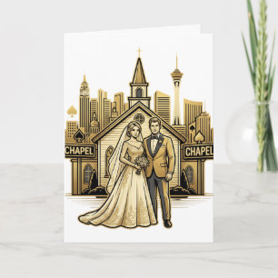 Invitation Mariage à Las Vegas avec vue sur l'horizon