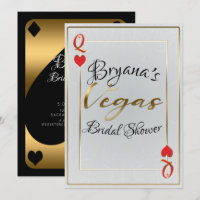 Mariage à Las Vegas de la Reine de Cœur en Or Blan