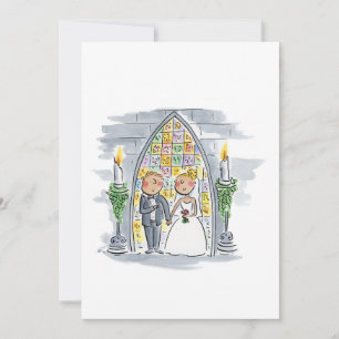Invitation Mariage à l'église