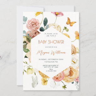 Invitation Mariage à l'élégance florale aquarelle