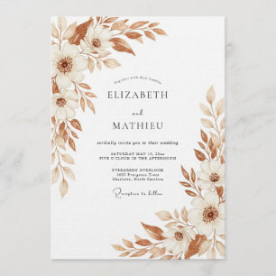 Invitation Mariage à l'Épanouissement Siennois