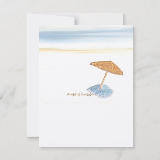 Invitation Mariage à l'étranger (Dos)