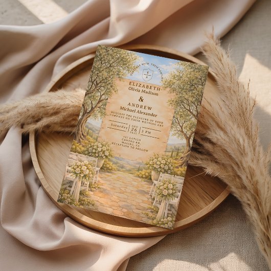 Invitation Mariage à l'Olive Espagnole