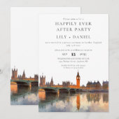 Invitation Mariage à Londres pour toujours heureux (Devant / Derrière)
