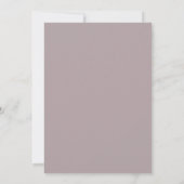 Invitation Mariage à l'Orchidée Lilas Mauve (Dos)