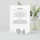 Invitation Mariage à Memphis | Informations invité (Debout devant)