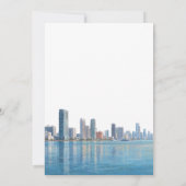 Invitation Mariage à Miami pour toujours heureux (Dos)