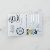 Invitation Mariage à Montego Bay Jamaïque Passeport (Intérieur)