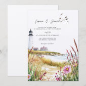 Invitation Mariage à Nantucket (Devant / Derrière)