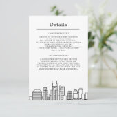 Invitation Mariage à Nashville | Informations sur les invités (Debout devant)