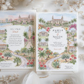 Invitation Mariage à Palm Beach Floride The Breakers Flagler