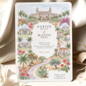 Invitation Mariage à Palm Beach Floride The Breakers Flagler
