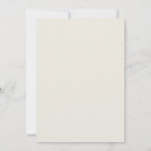 Invitation Mariage à pétale d'ardoise argentée (Dos)