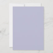 Invitation Mariage à pétales blancs de lilas (Dos)