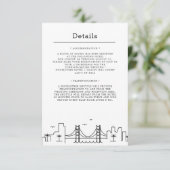 Invitation Mariage à San Francisco | Informations sur les inv (Debout devant)