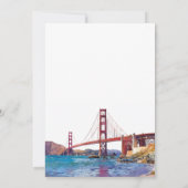 Invitation Mariage à San Francisco pour toujours heureux (Dos)