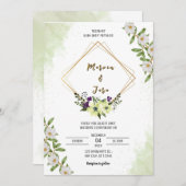 Invitation Mariage à thème (Devant / Derrière)