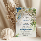 Invitation Mariage à thème de plage moderne