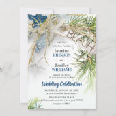 Invitation Mariage à thème de plage moderne (Devant)