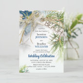 Invitation Mariage à thème de plage moderne (Debout devant)