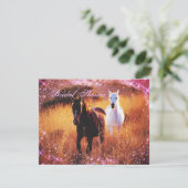 Invitation mariage à thème du coucher de soleil de l'ouest (Debout devant)