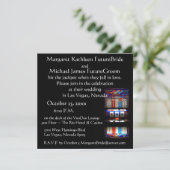 Invitation Mariage à thème Las Vegas Casino (Debout devant)