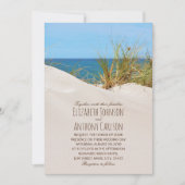 Invitation Mariage à thème Ocean Sand Creative Beach (Devant)