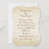 Invitation Mariage à thème Steam Punk inspiré de l'ancien (Dos)