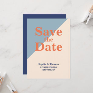 Invitation Mariage à typographie moderne et audacieuse, Enreg