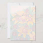 Invitation Mariage Abeille (Dos)