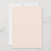 Invitation Mariage Abricot Bleuet Eucalyptus (Dos)