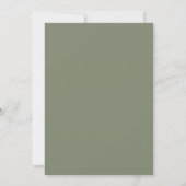 Invitation Mariage Abricot Olive Ranunculus Eucalyptus (Dos)