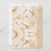 Invitation Mariage Abstrait de luxe moderne (Dos)