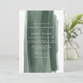 Invitation Mariage Abstrait moderne | (Debout devant)