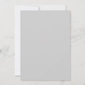 Invitation Mariage Acier Rouge Coquelicot (Dos)