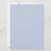 Invitation Mariage ADELLE Simple Dusk Blue Couple (Dos)