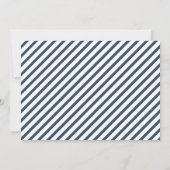 Invitation Mariage Adirondack Navy Blue Beach Chaises (Dos)