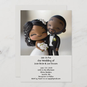 Invitation Mariage afro-américain