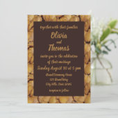 Invitation Mariage alimentaire indien Snack Rice Fritters (Debout devant)