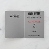 Invitation mariage alternatif (Intérieur)
