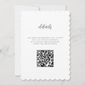 Invitation Mariage Amour de Feu de Camp (Dos)