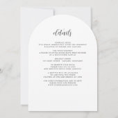 Invitation Mariage Amour de Feu de Camp (Dos)