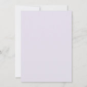 Invitation Mariage Anémone Lilas Magenta (Dos)