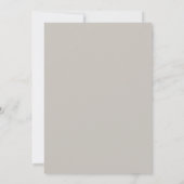 Invitation Mariage Anémone Taupe Pervenche (Dos)
