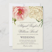 Invitation Mariage anglais Blooms (Devant)