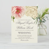 Invitation Mariage anglais Blooms (Debout devant)